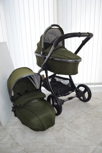 Egg olive green pram - olive,