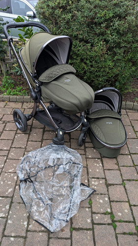 Egg2 green pushchair pram - pushchair,