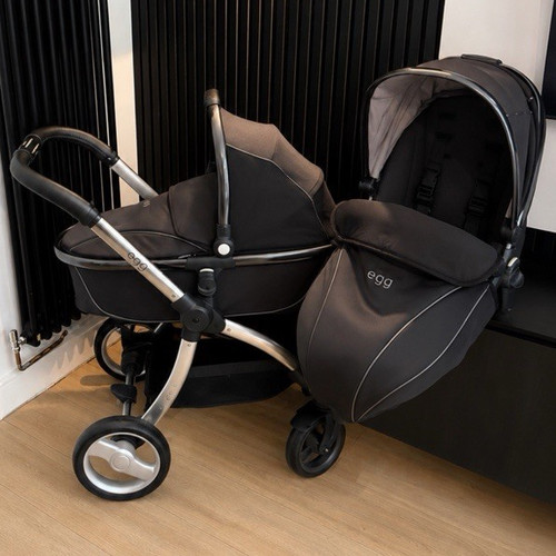 Egg black silver - egg,