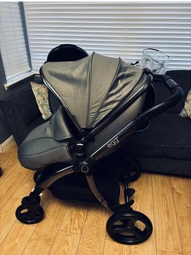 Egg jurassic grey pram - egg,