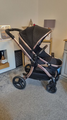 Egg pram diamond black - egg,
