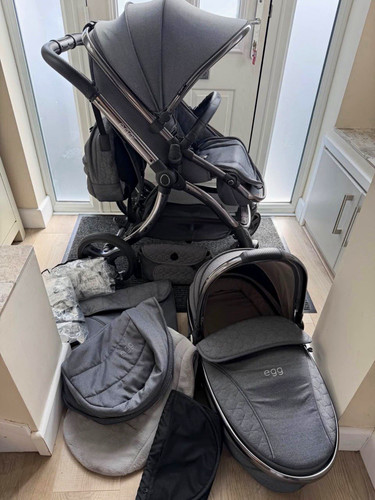 Egg grey single travel system - egg,