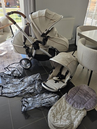 Egg tandem pushchair - pushchair, with